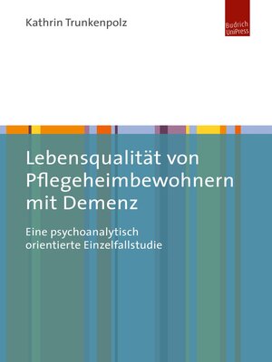 cover image of Lebensqualität von Pflegeheimbewohnern mit Demenz